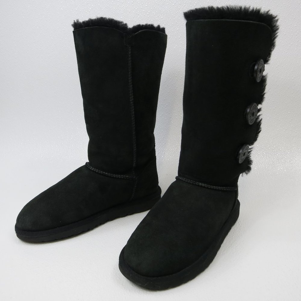 UGG 1873 Insulated Triplet Button Bailey Australia Winter Boots Shoes sz 6